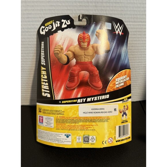 WWE Heroes of Goo Jit Zu Stretchy Superstar Rey Mysterio Wrestling Action Figure - Picture 2 of 6